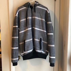 Courage snowboarding zip up sweater